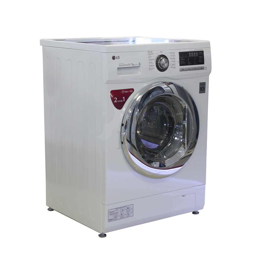 Máy giặt 8 Kg LG F1408DM2W1, Inverter, có sấy 5 Kg