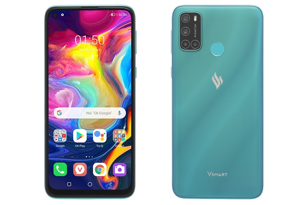 Điện thoại Vsmart Joy 4 (3G+64G) Xanh ngọc lam