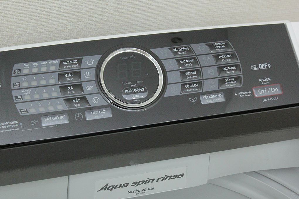 Máy giặt 11.5 Kg Panasonic NA-F115A1WRV lồng đứng