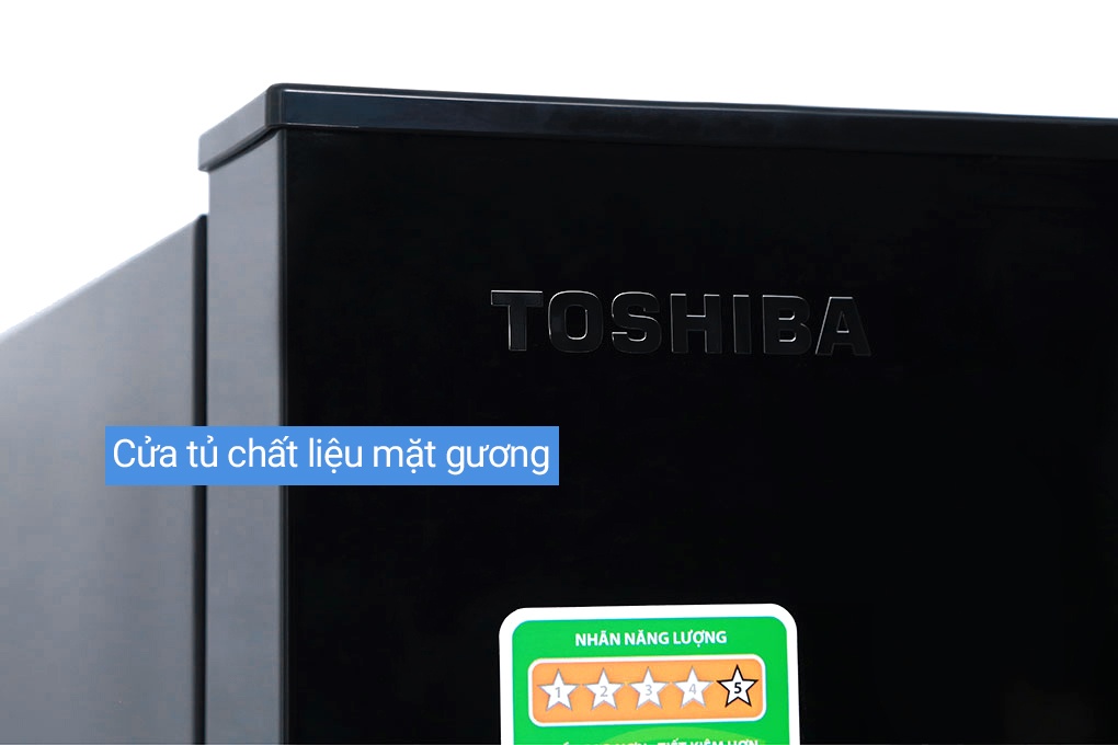 Tủ lạnh 2 cánh Inverter Toshiba GR-M28VUBZ/UK - 226 lít (Gương đen)