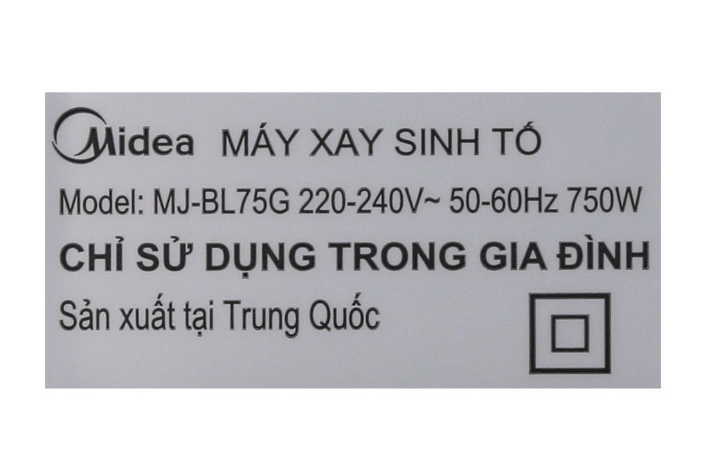 Máy xay sinh tố Midea MJ-BL75G