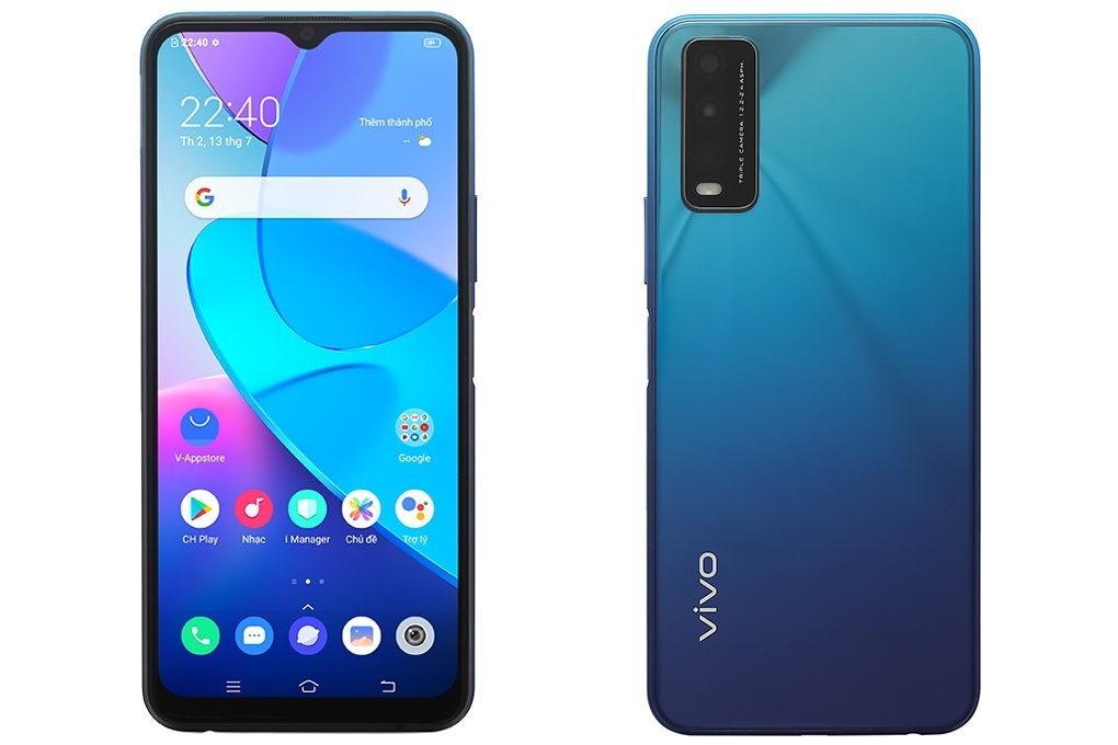 Điện thoại Vivo V2027-Y20 (4+64GB) Xanh