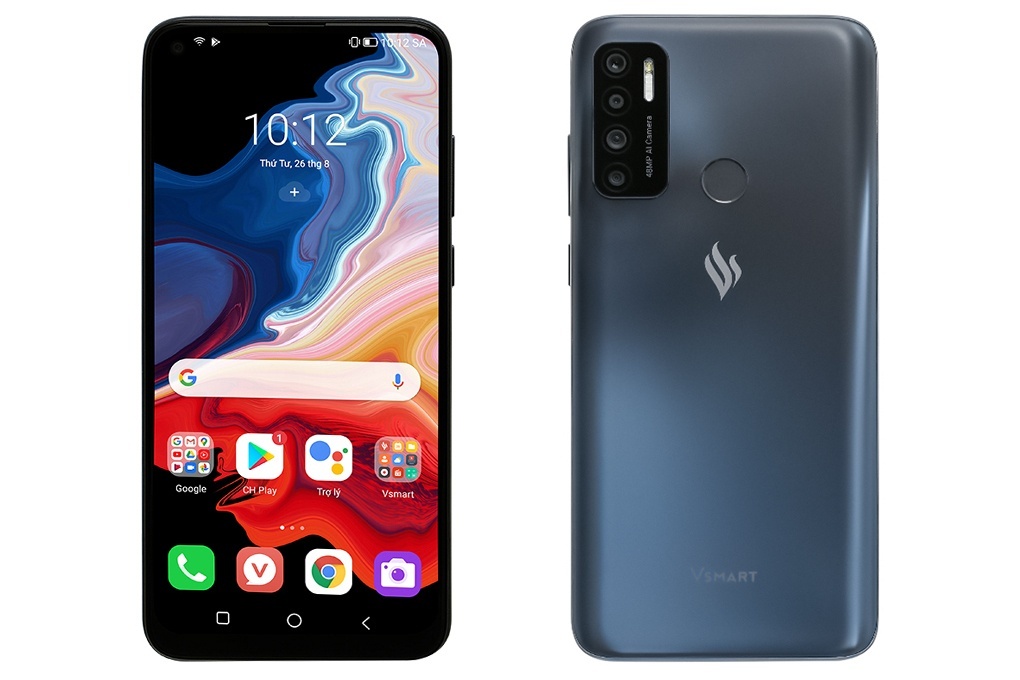 Điện thoại Vsmart Live 4 (6G+64G) Đen lam ngọc