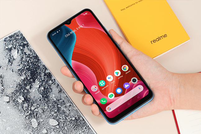 Điện Thoại Realme RMX3063 - C20 Xanh Biển