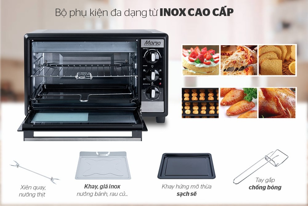 Lò nướng 35L Sunhouse Mama SHD4235