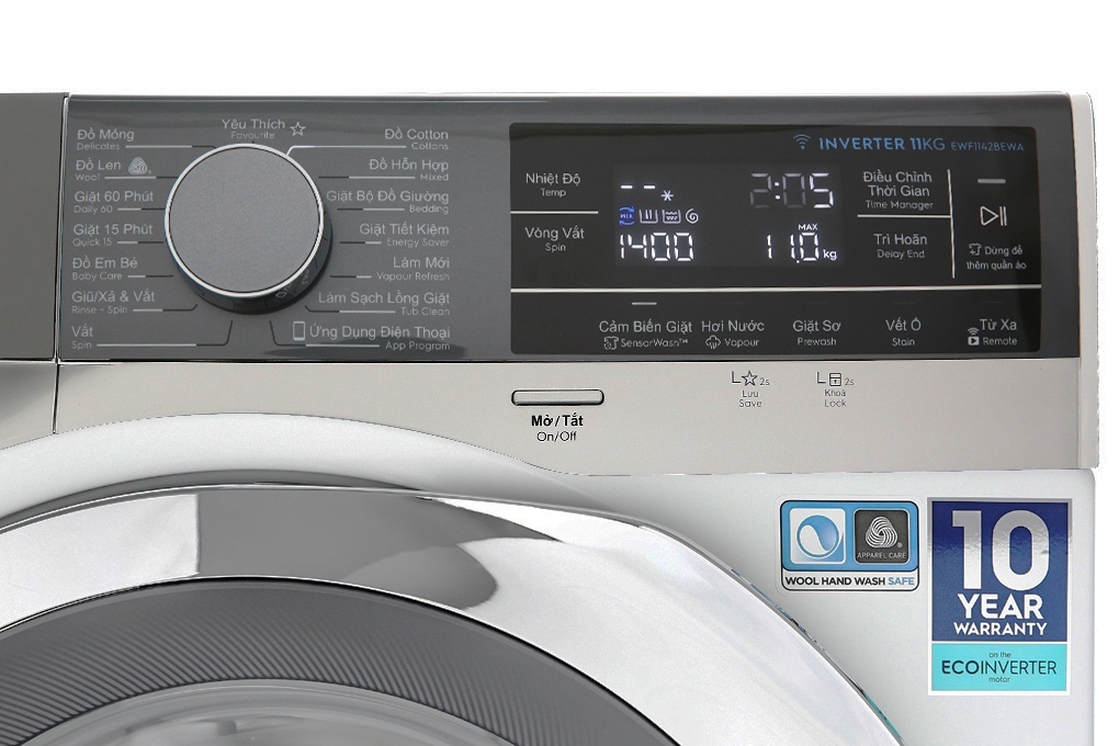 Máy giặt lồng ngang Electrolux 11Kg EWF1142BEWA