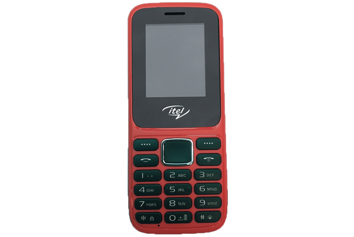 Điện thoại Itel IT2120 Black Red