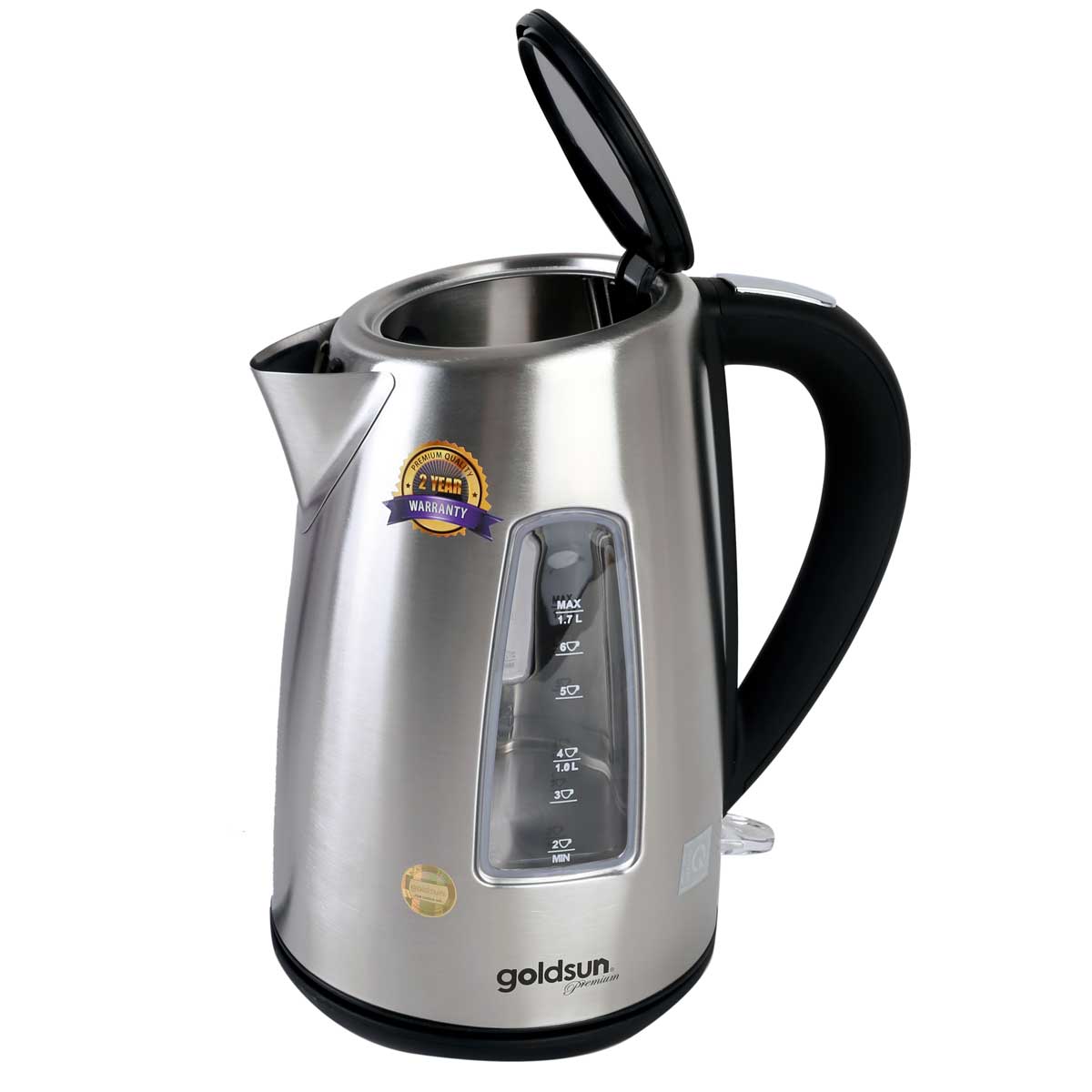 Ấm siêu tốc 1.7 Lít Goldsun Premium GPK-617SS 2000W