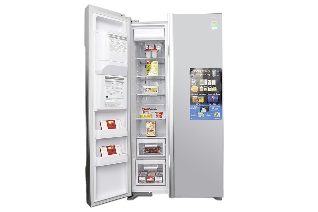 TỦ LẠNH SBS Hitachi R-S700GPGV2 (GS) - 605 Lít (Bạc)