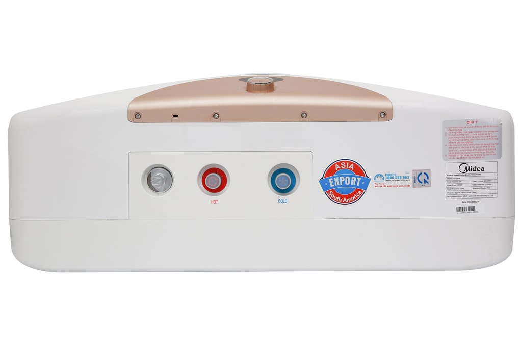 Bình nóng lạnh gián tiếp Midea D20-25HA 20L
