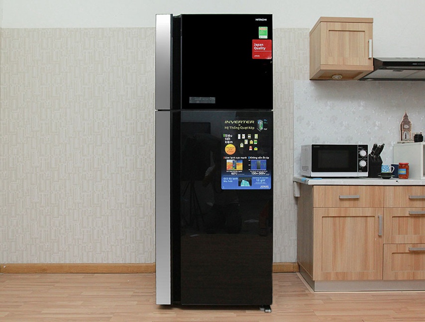 Tủ lạnh Hitachi R-VG470PGV3 (GBK) - 395L Inverter