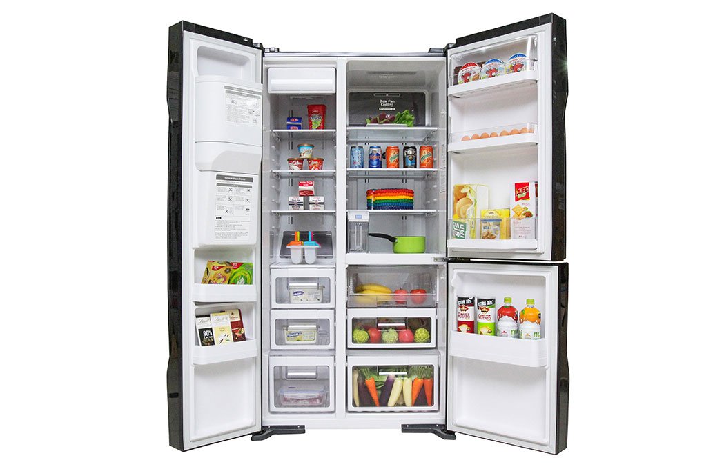 Tủ lạnh SBS HITACHI R-M700GPGV2 (GBK) - 584 Lít (Đen)