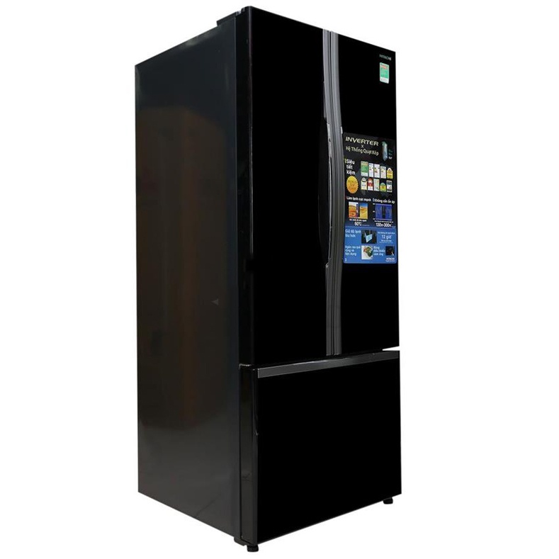 Tủ lạnh 3 cánh Hitachi R-WB545PGV2 (GBW), 455 Lít, Màu nâu