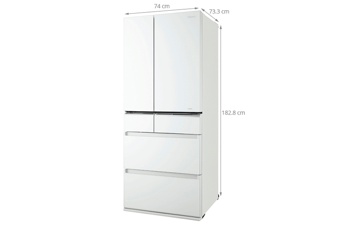 Tủ lạnh 6 cánh Panasonic NR-F610GT-W2 - 588 Lít Cấp đông mềm