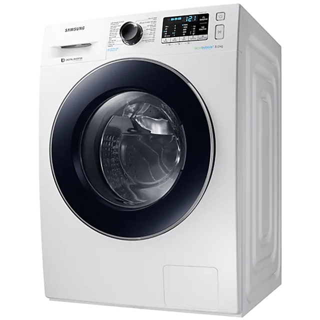 Máy giặt 8 Kg Samsung WW80J54E0BW/SV hơi nước