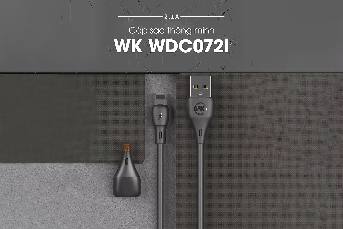 Cáp sạc điện thoại Lightning WK WDC-072
