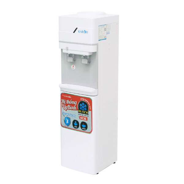 Cây nước 2 vòi Karofi HC-15- có tủ để đồ