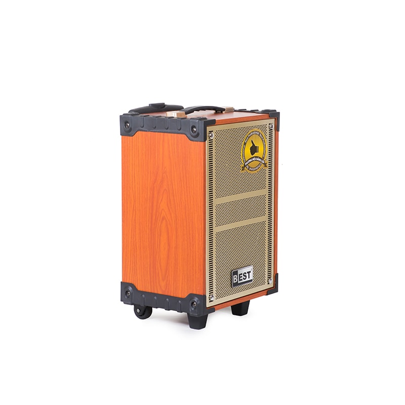 Loa kéo Best vỏ kim loại (kèm 2 micro ko dây) 150W Bass 20cm ND-150B20 Metal