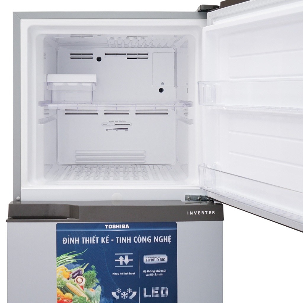 Tủ lạnh 2 cánh Inverter Toshiba GR-M28VBZ/S - 226 Lít