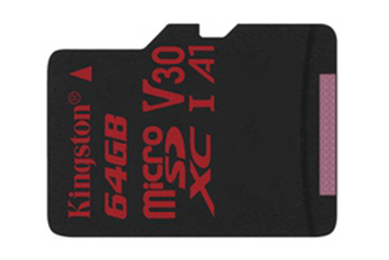 Thẻ nhớ Kingston 64GB microSDXC Canvas React 100R CL10 UHS-I U3 Single Pack with Adapter_SDCR/64GB - BH 30 ngày