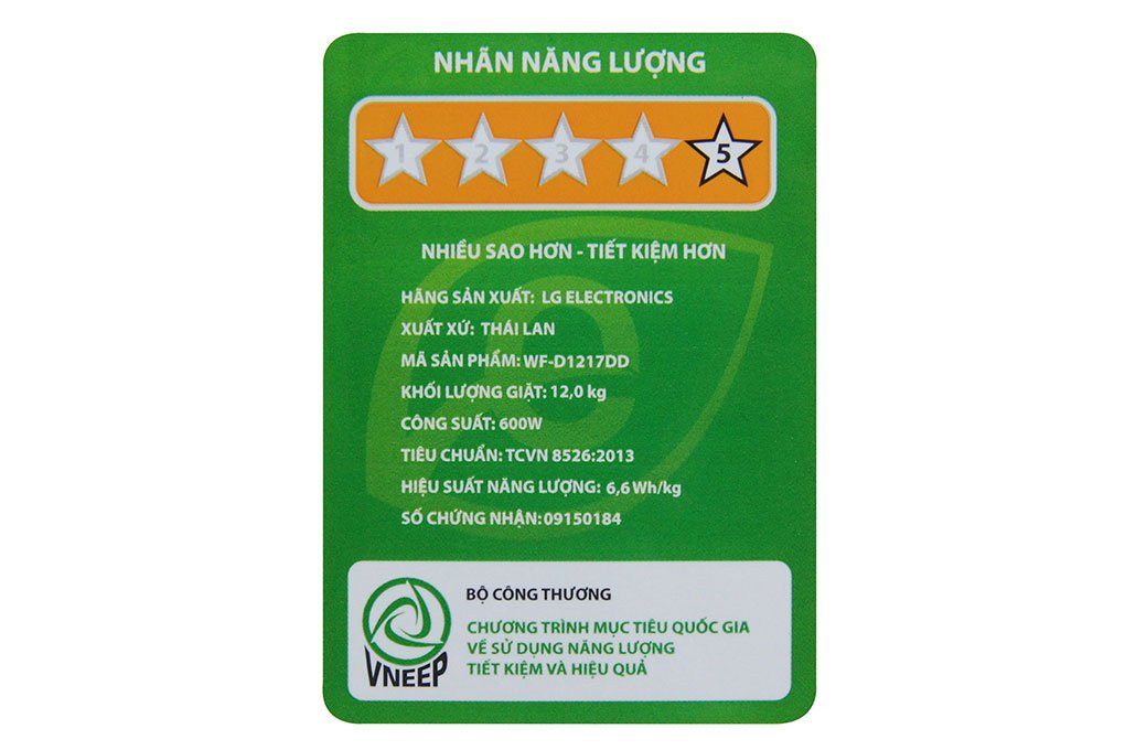 Máy giặt 12 Kg LG WF-D1217DD lồng đứng