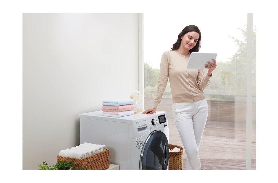 Máy giặt 7.5 Kg LG F1475NMPW lồng ngang