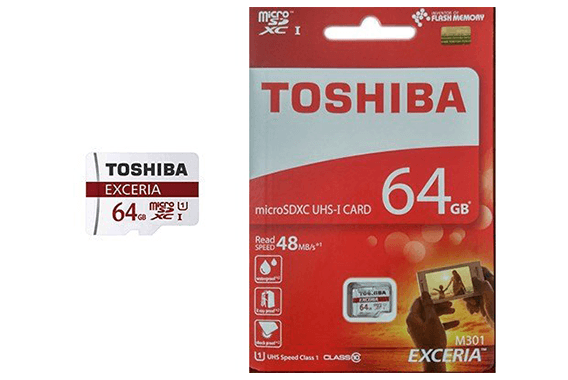 Thẻ nhớ TOSHIBA Micro SD 64Gb - BH 30 ngày