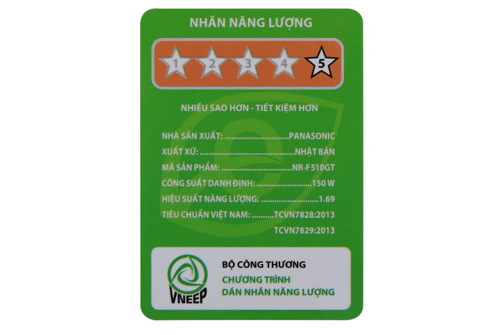 Tủ lạnh 6 cánh Panasonic NR-F510GT-X2 - 489 Lít Cấp đông mềm