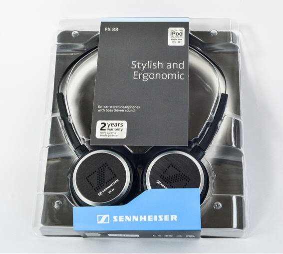 Tai nghe chụp đầu không mic Sennheiser PX 88 Đen