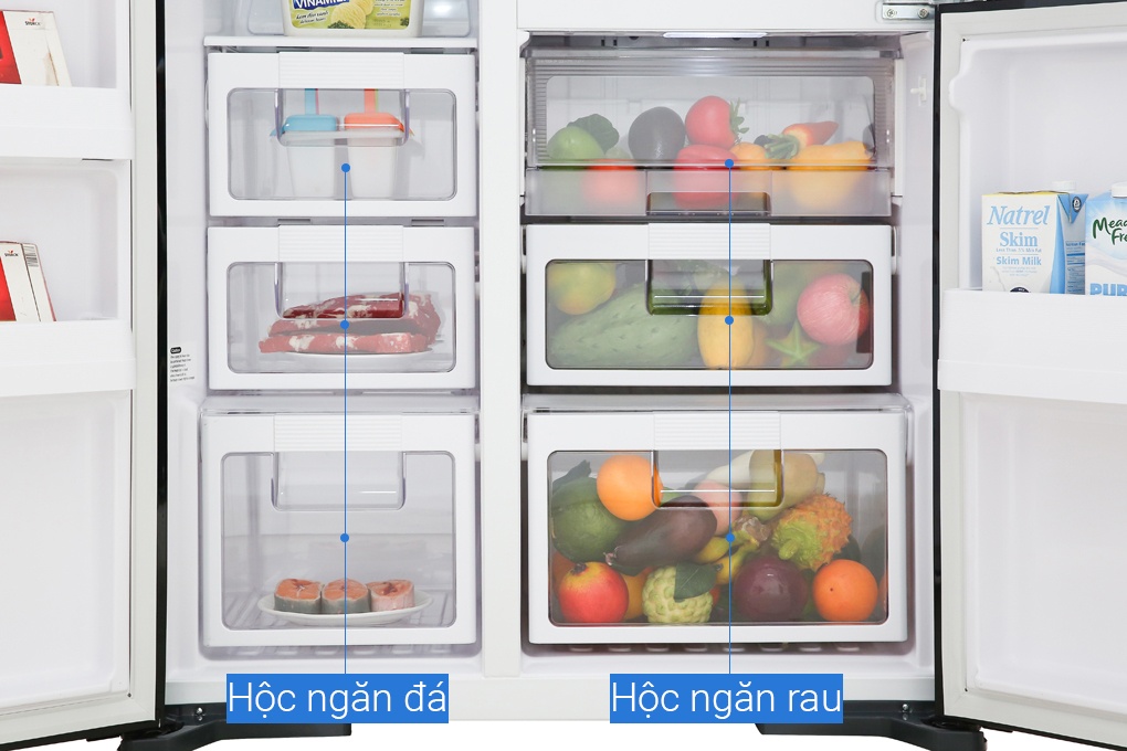 Tủ lạnh Side by side HITACHI R-FM800GPGV2 (GBK) 584 Lít Inverter