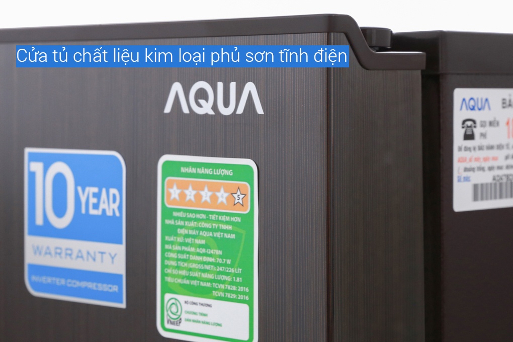 Tủ lạnh AQUA AQR-I247BN - 226L Inverter