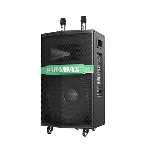Loa kéo PARAMAX HG-365 (Kèm 2 mic) 800W Bass 40cm 15''