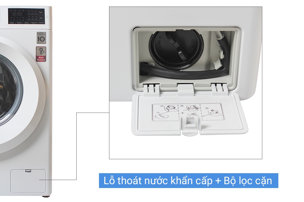 Máy giặt 7.5kg LG FC1475N5W.ABWPEVN