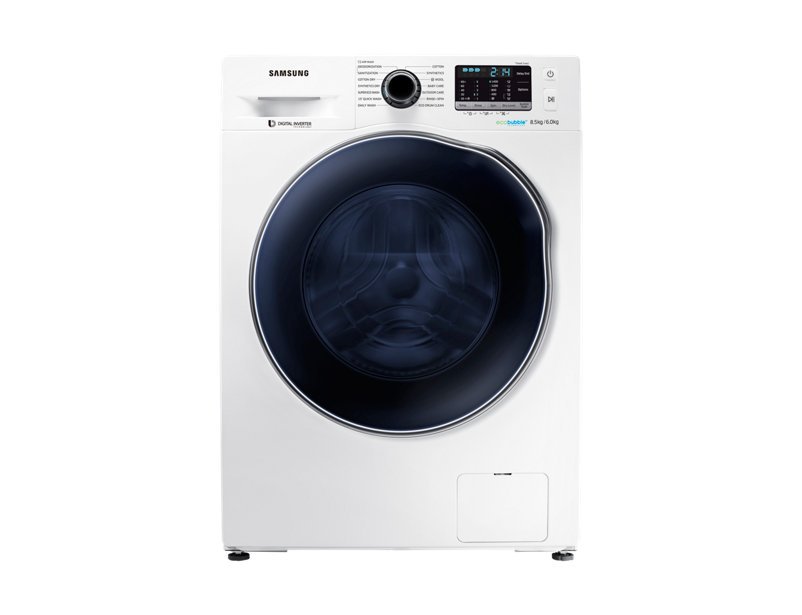 Máy giặt 8.5 Kg Samsung WD85J5410AW/SV lồng ngang, sấy 6 Kg