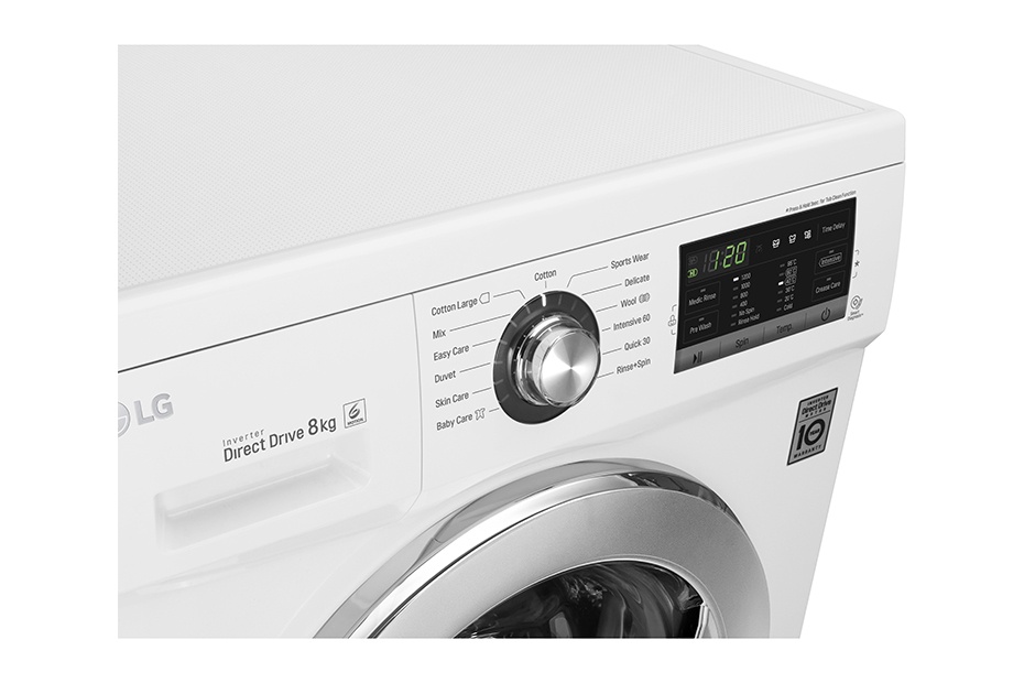 Máy giặt 8 Kg LG F1408NM2W 8kg lồng ngang