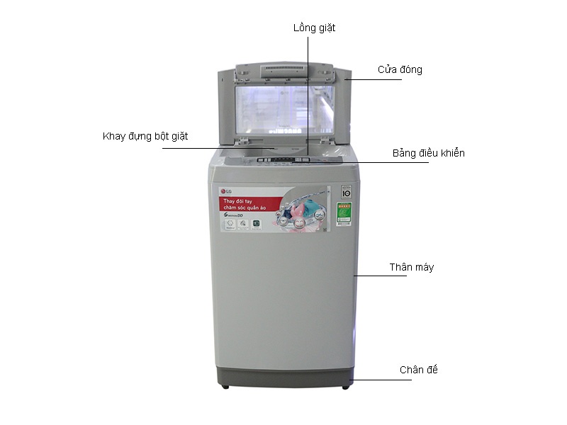 Máy giặt 9 Kg LG WF-D9017DD lồng đứng