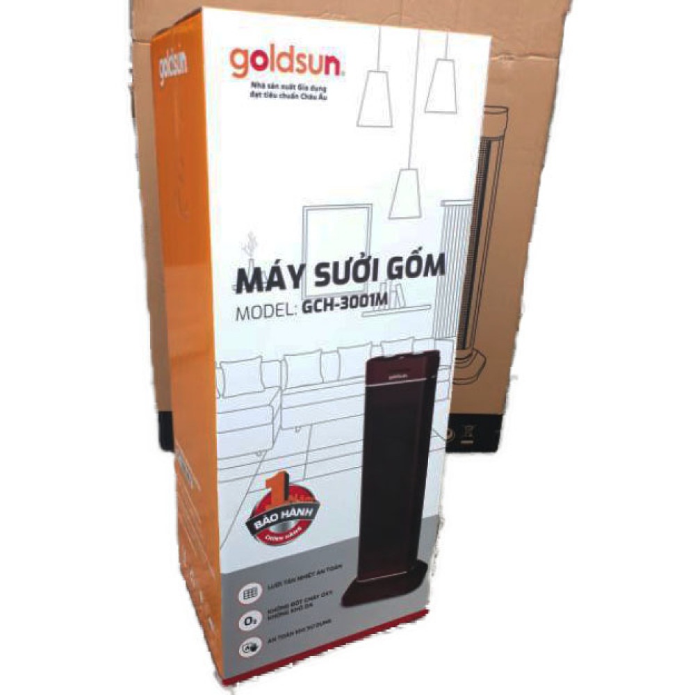 Sưởi gốm Ceramic Goldsun GCH-3001M 1200W