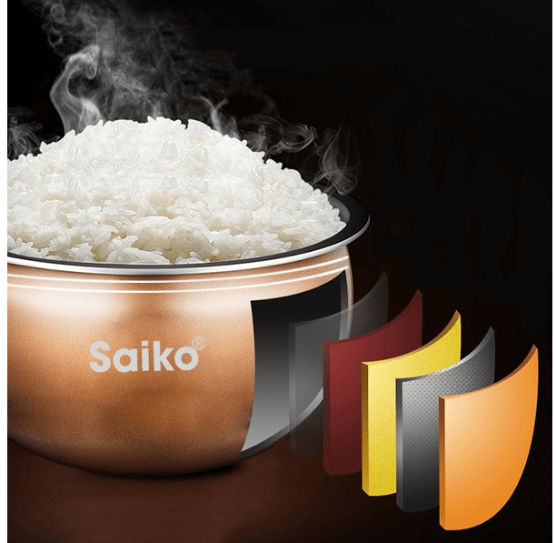 Nồi Cơm Niêu điện 1.8L Saiko RC-1823T (Đỏ)