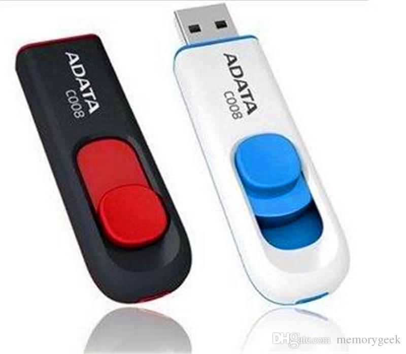 USB Adata C008-8GB-RETAIL BLACK+RED