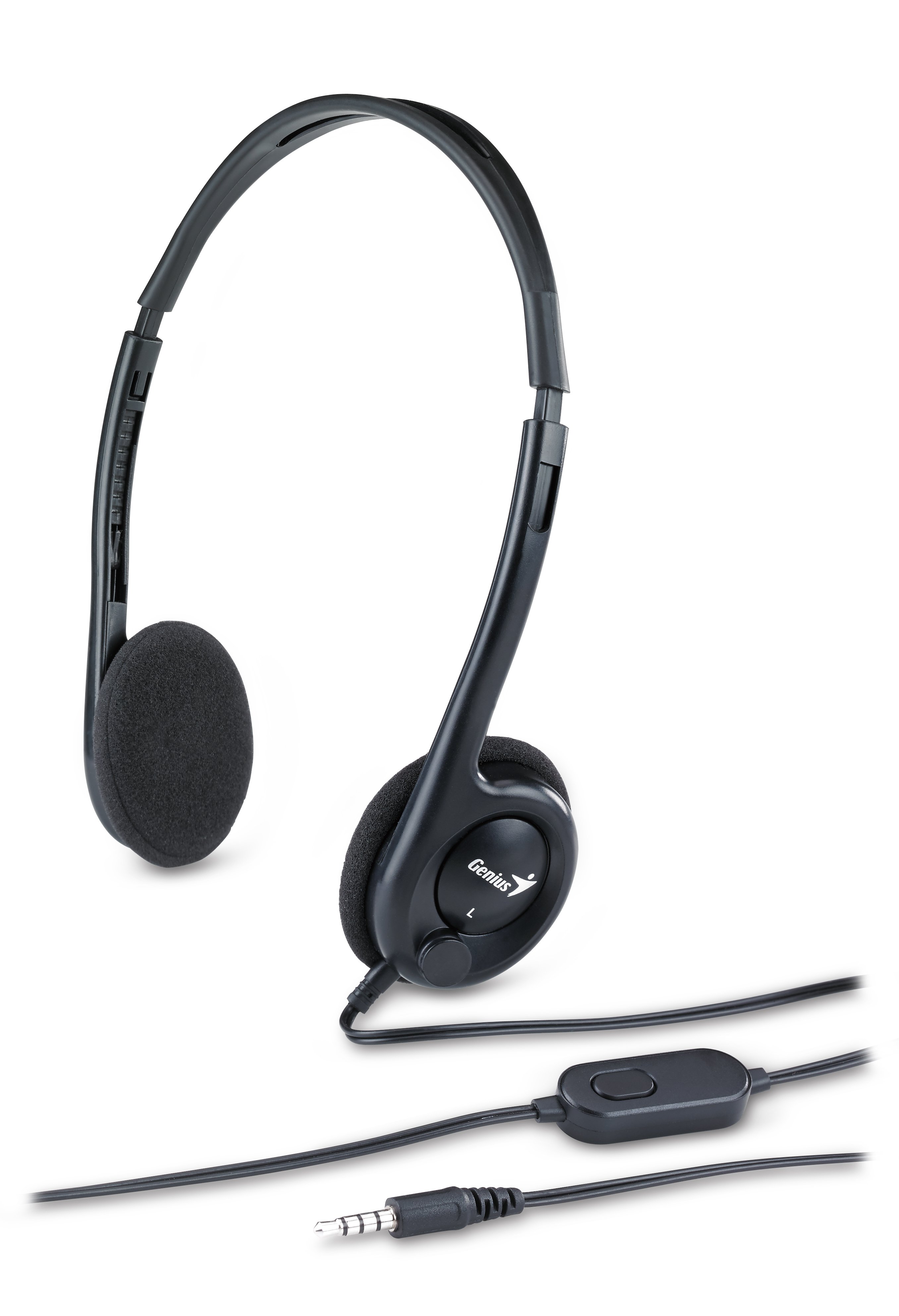Tai nghe chụp đầu 2 jack HS-200C Genius (Có Micro)