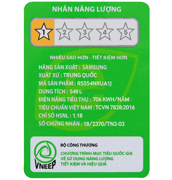 Tủ lạnh SBS 2 cánh SAMSUNG RS554NRUA1J/SV - 548 Lít