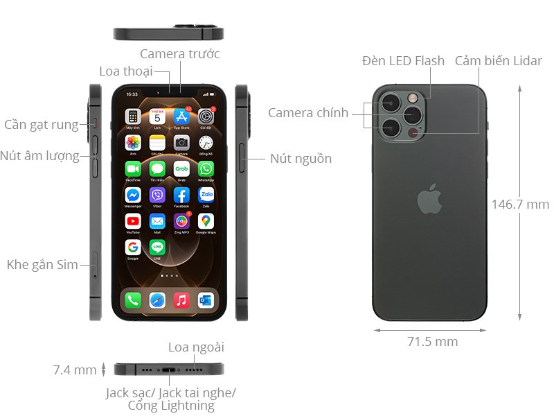 APPLE iPhone 12 Pro 256G Silver (2020)
