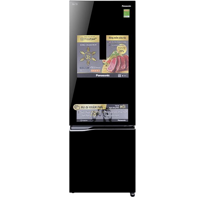 Tủ lạnh Panasonic NR-BC369QKV2 - 322Lít Inverter Cấp đông mềm