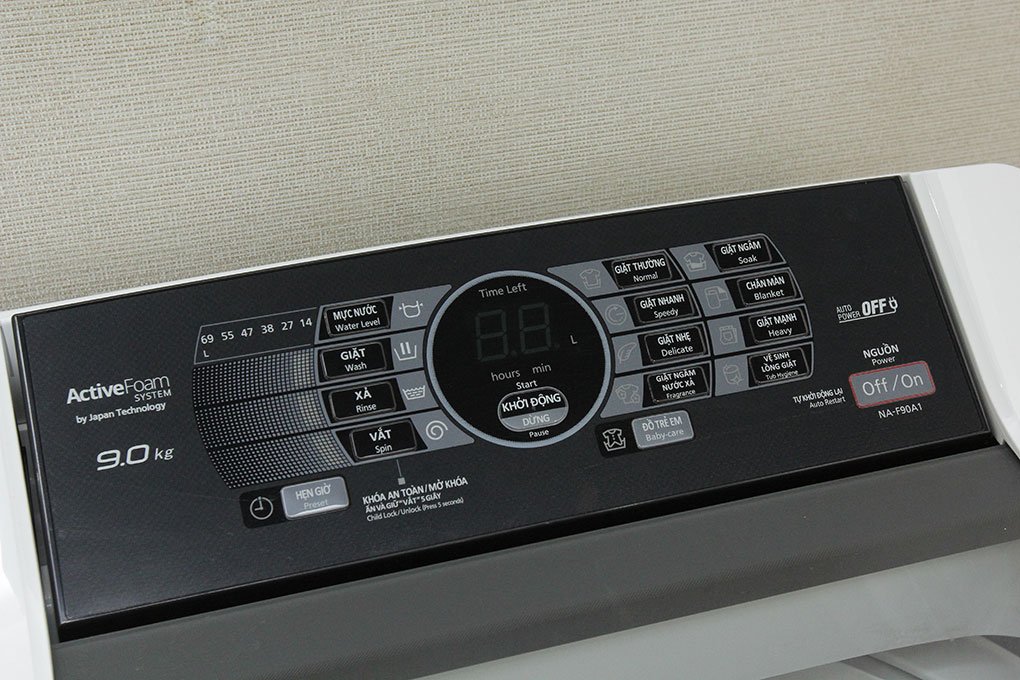 Máy giặt 9 Kg Panasonic NA-F90A1WRV lồng đứng