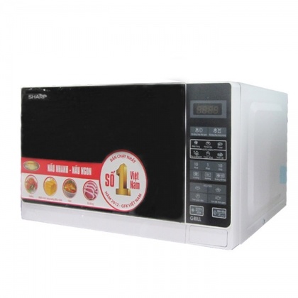 LÒ VI SÓNG SHARP R-G271VN-W, 20 lít, điện tử, có nướng