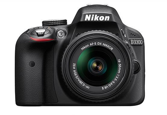 Máy ảnh Nikon DSLR D3300 kèm ống kính 18-55mm VR đen