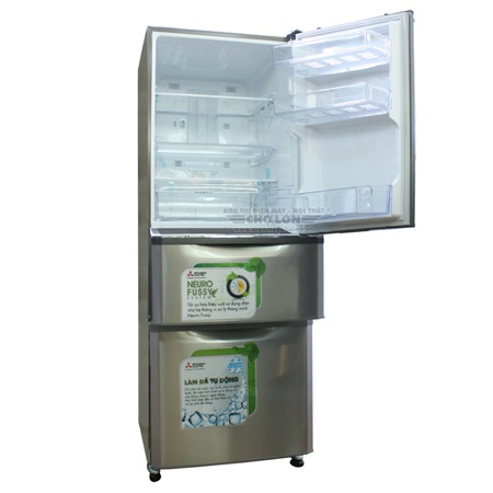 Tủ lạnh Mitsubishi MR-C41G-ST-V, 3 cánh, ngăn đá dưới 338 Lít