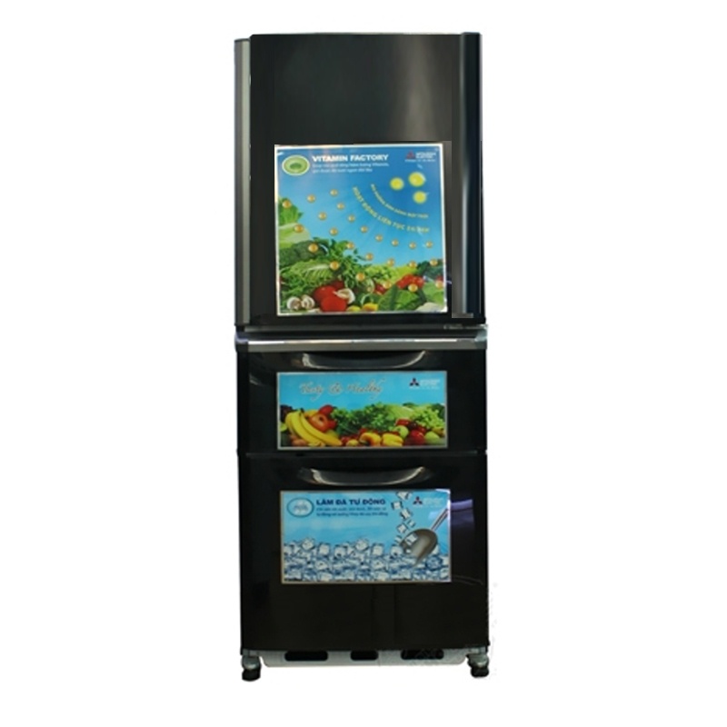Tủ lạnh 3 cánh Mitsubishi MR-C41G-OB-V,, ngăn đá dưới - 338 Lít