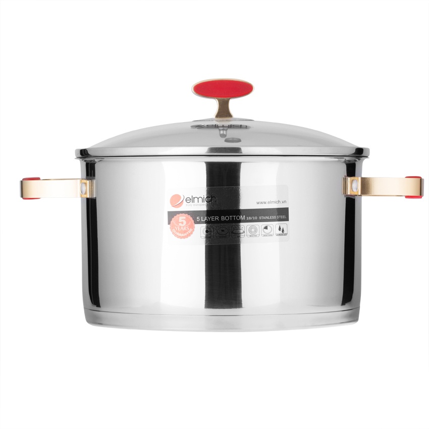 Xoong inox 304 Red Velvet 18cm 2355267