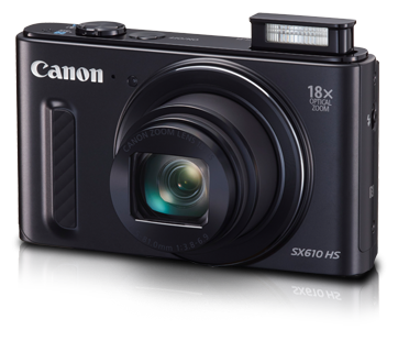 Máy ảnh Canon PowerShot SX610 Đen